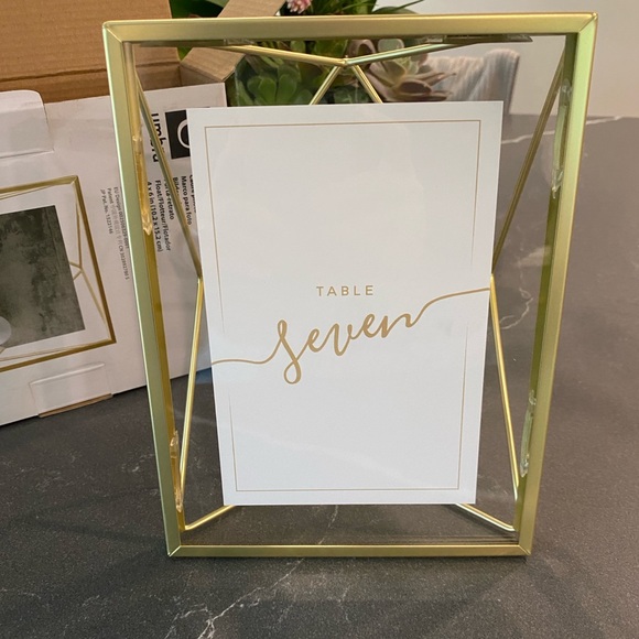 Umbra Prisma gold floating picture frame. New in box - Picture 2 of 5
